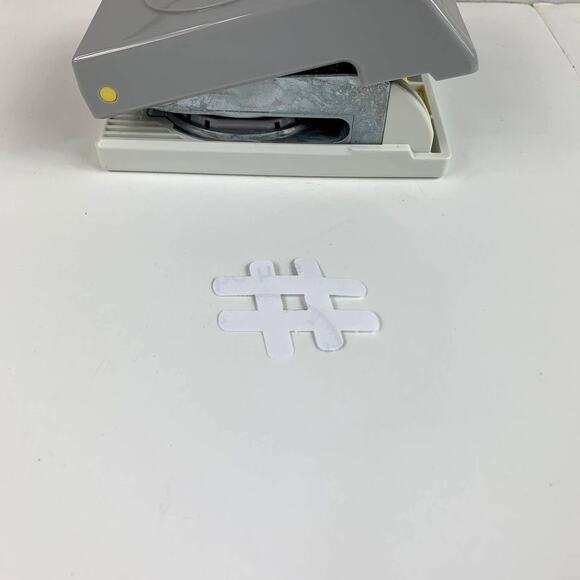 EK Tools Hashtag Punch - Picture 5 of 6